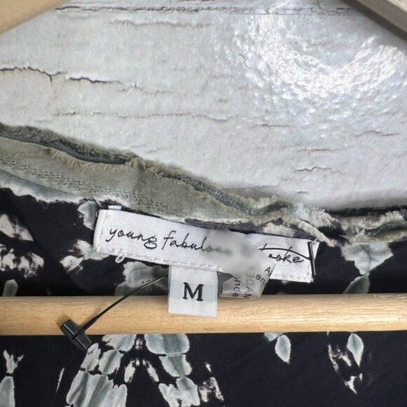 Young Fabulous & Broke Black and Gray Tank Top size medium - Picture 4 of 7